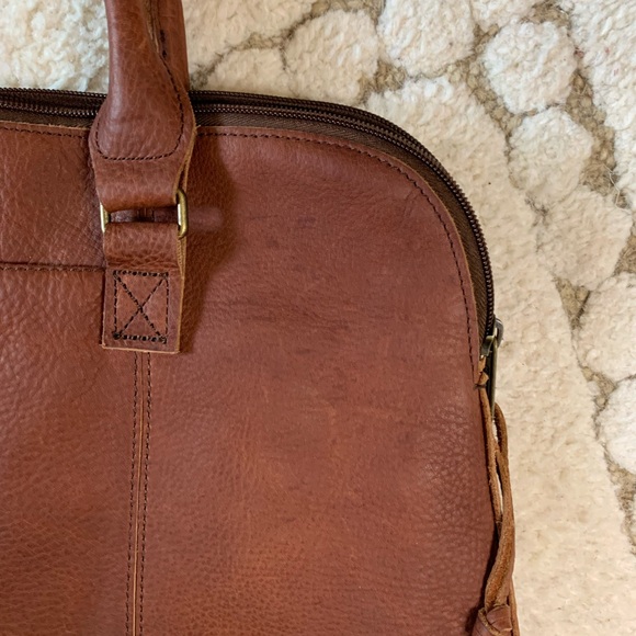 Leather laptop bag Duluth, trading company - Picture 6 of 13